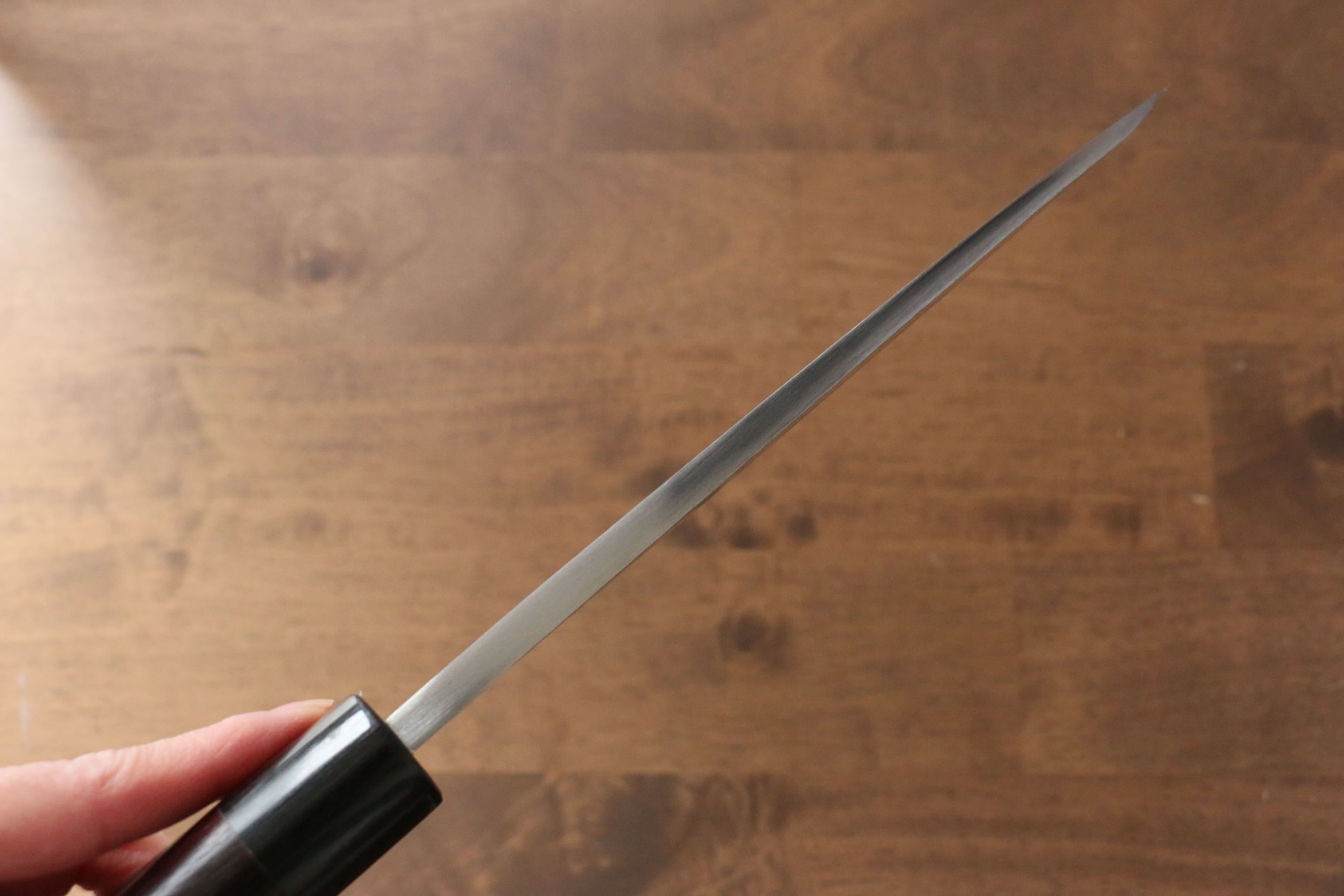 Jikko Silver Steel No.3 Deba  180mm Shitan Handle - Japanny - Best Japanese Knife