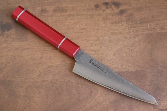 Sakai Takayuki VG10 33 Layer Damascus Sabaki 150mm Live oak Lacquered (Kouseki) Handle - Japanny - Best Japanese Knife