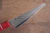 Sakai Takayuki VG10 33 Layer Damascus Sabaki 150mm Live oak Lacquered (Kouseki) Handle - Japanny - Best Japanese Knife