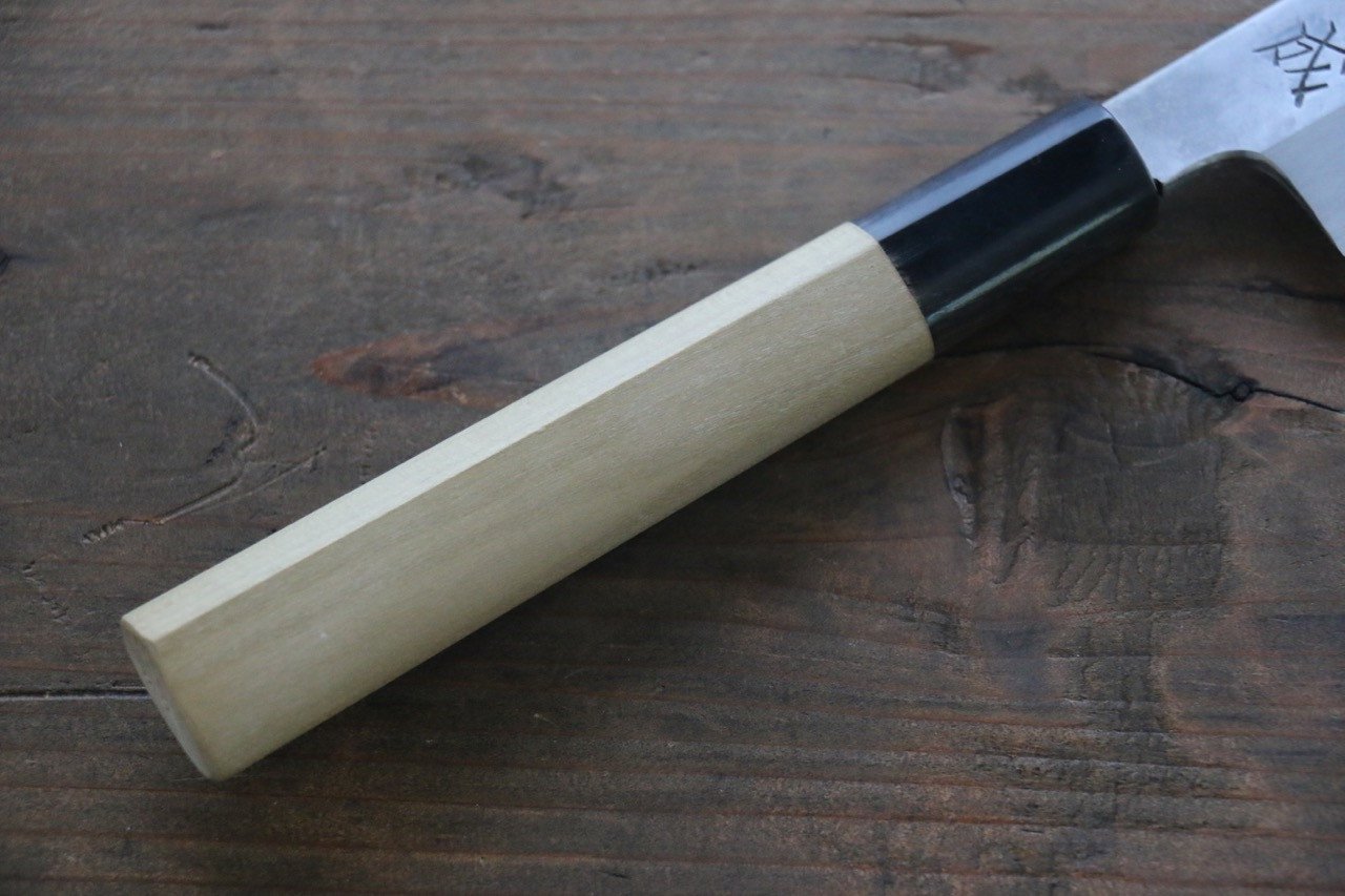 Sukenari White Steel No.2 Hongasumi Kamagata Mukimono Magnolia Handle - Japanny - Best Japanese Knife