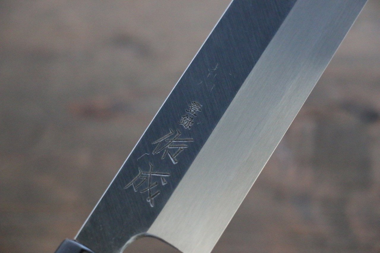 Sukenari White Steel No.2 Hongasumi Kamagata Mukimono Magnolia Handle - Japanny - Best Japanese Knife