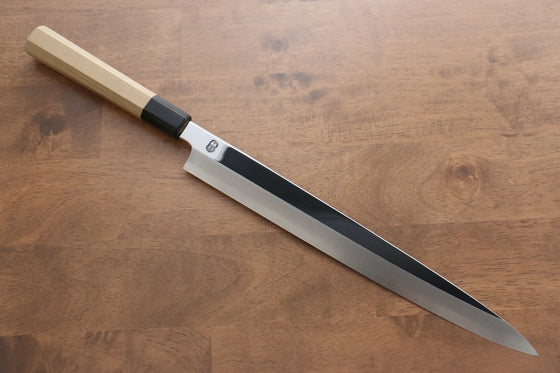 Choyo Silver Steel No.3 Mirrored Finish Yanagiba 300mm Magnolia Handle - Japanny - Best Japanese Knife