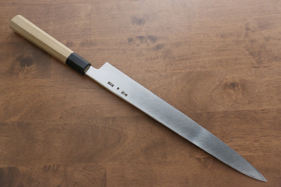 Choyo Silver Steel No.3 Mirrored Finish Yanagiba 300mm Magnolia Handle - Japanny - Best Japanese Knife