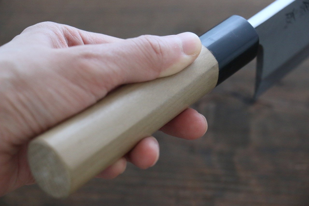 Sukenari White Steel No.2 Hongasumi Deba Magnolia Handle - Japanny - Best Japanese Knife