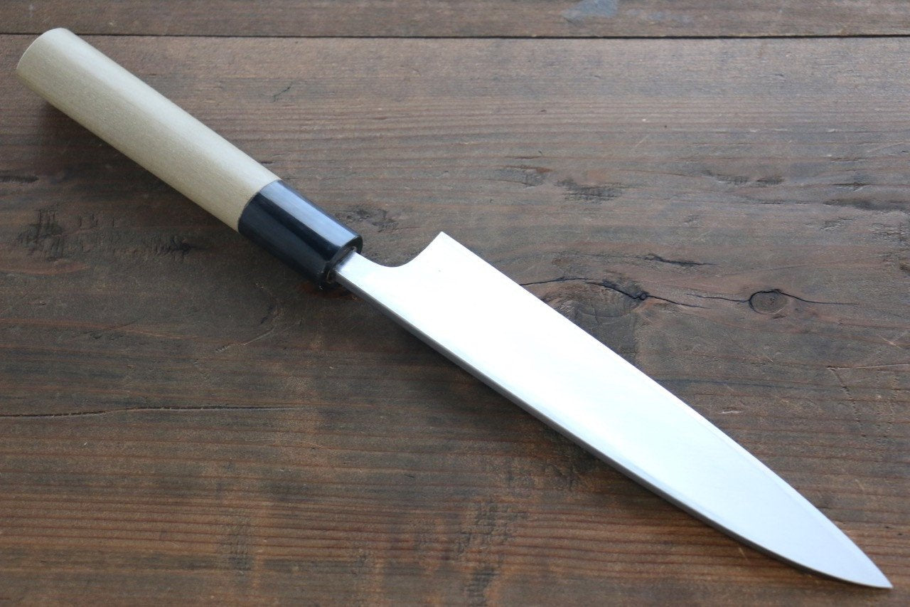 Sukenari White Steel No.2 Hongasumi Hoso Deba Magnolia Handle - Japanny - Best Japanese Knife