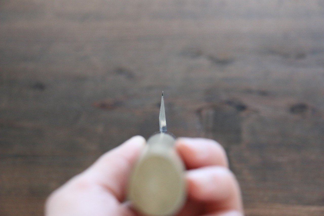 Sukenari White Steel No.2 Hongasumi Hoso Deba Magnolia Handle - Japanny - Best Japanese Knife