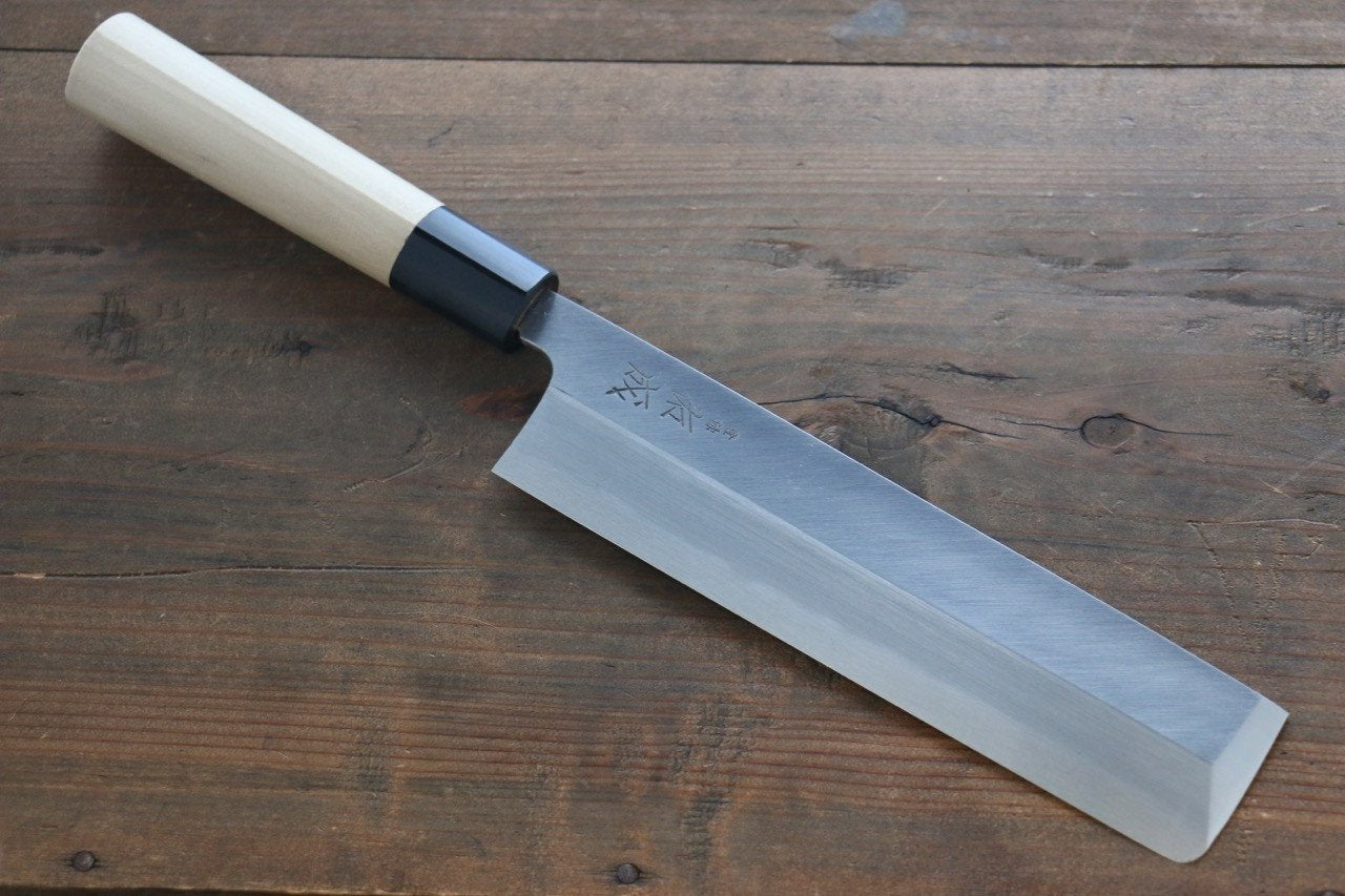 Sukenari White Steel No.2 Hongasumi Usuba Magnolia Handle - Japanny - Best Japanese Knife