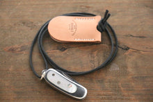  Moki Mini Pendant Pocket Knife w/ White Mother of Pearl and Abalone Circles - Japanny - Best Japanese Knife