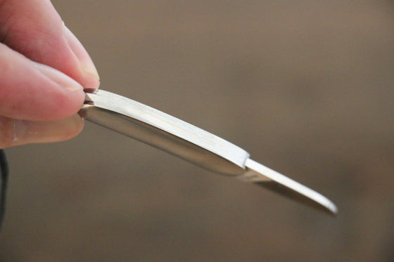 Moki Mini Pendant Pocket Knife w/ White Mother of Pearl and Apple Coral - Japanny - Best Japanese Knife