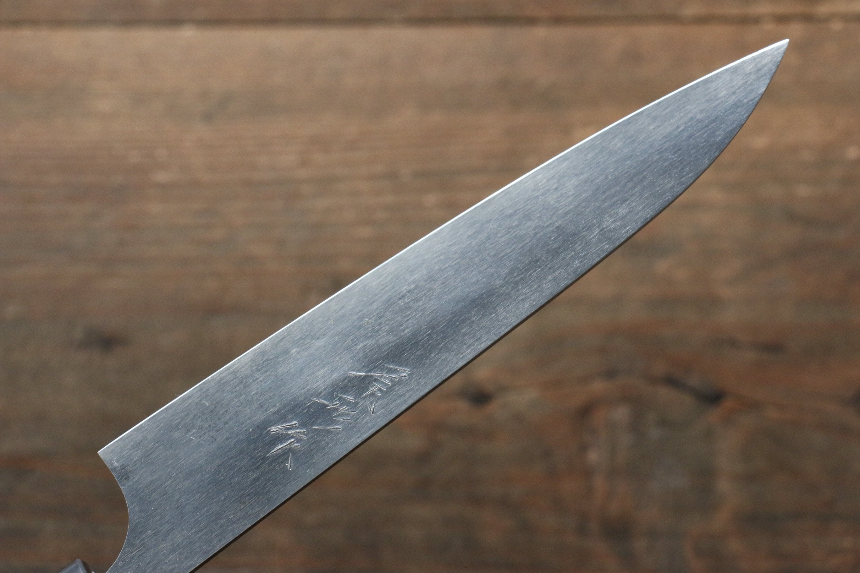 Shungo Ogata Silver Steel No.3 Damascus Petty-Utility 150mm Shitan Handle - Japanny - Best Japanese Knife