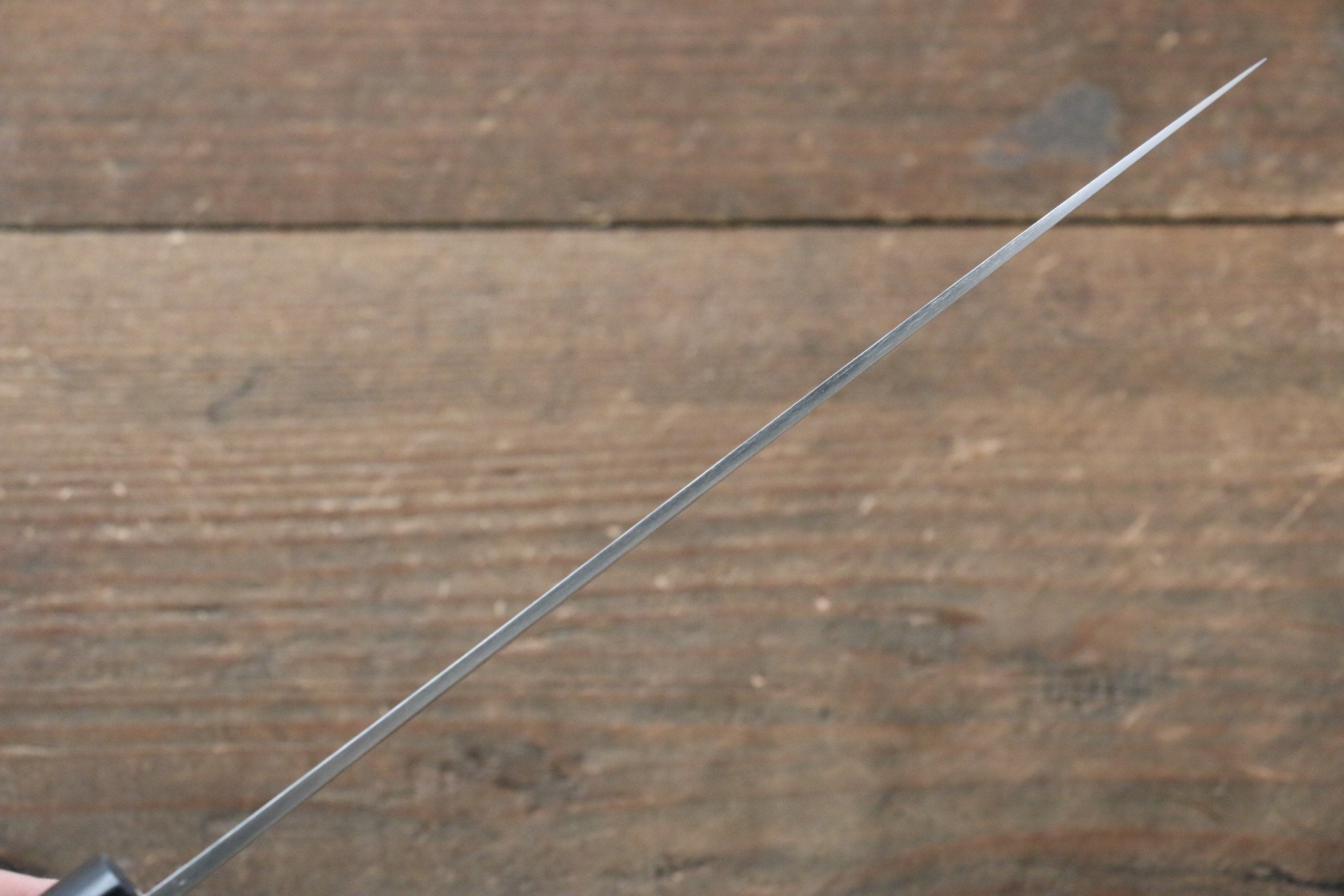 Shungo Ogata Silver Steel No.3 Damascus Petty-Utility 150mm Shitan Handle - Japanny - Best Japanese Knife