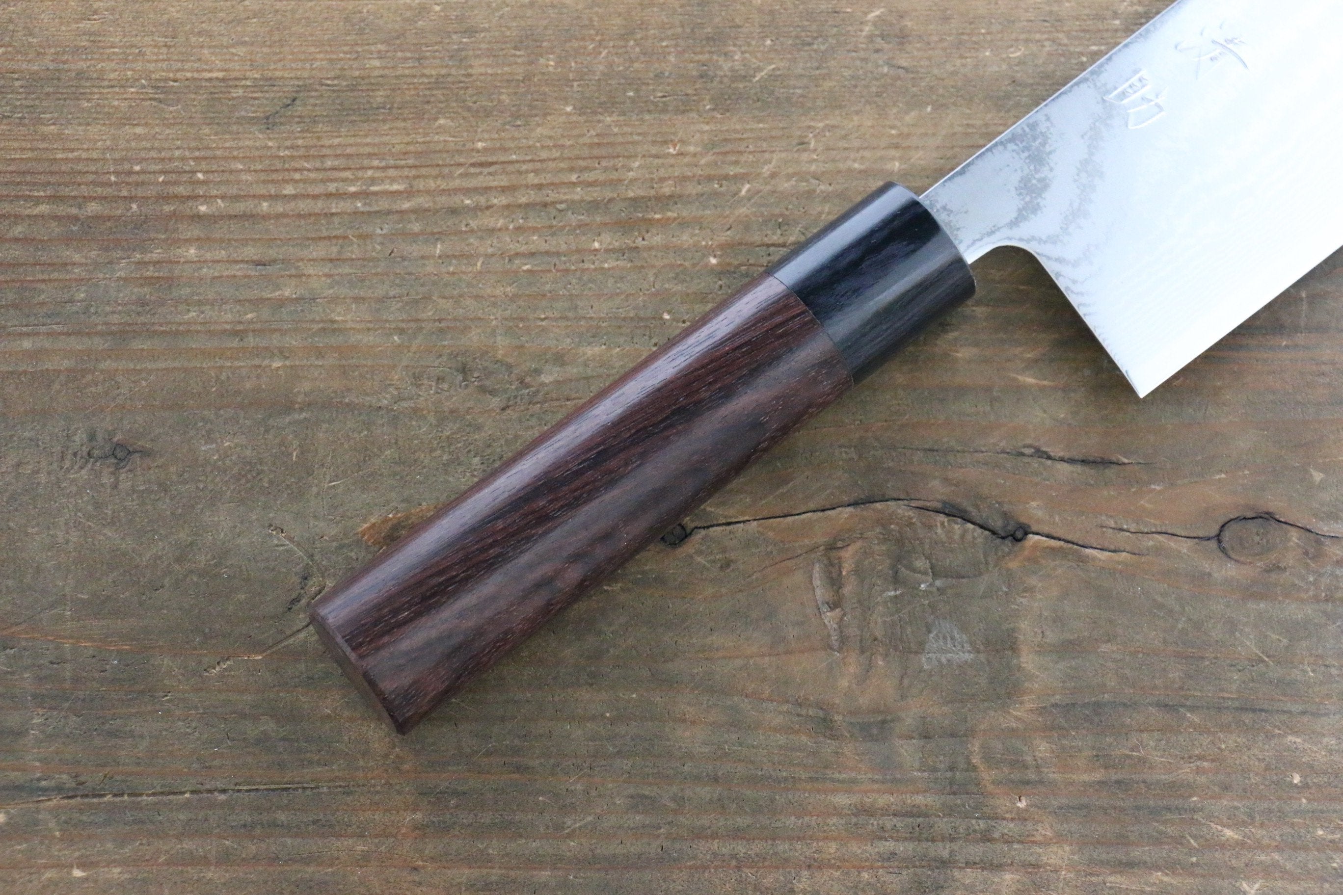 Seisuke VG10 63 Layer Damascus Usuba 165mm Shitan Handle - Japanny - Best Japanese Knife