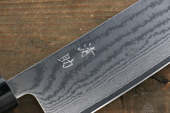 Seisuke VG10 63 Layer Damascus Usuba 165mm Shitan Handle - Japanny - Best Japanese Knife