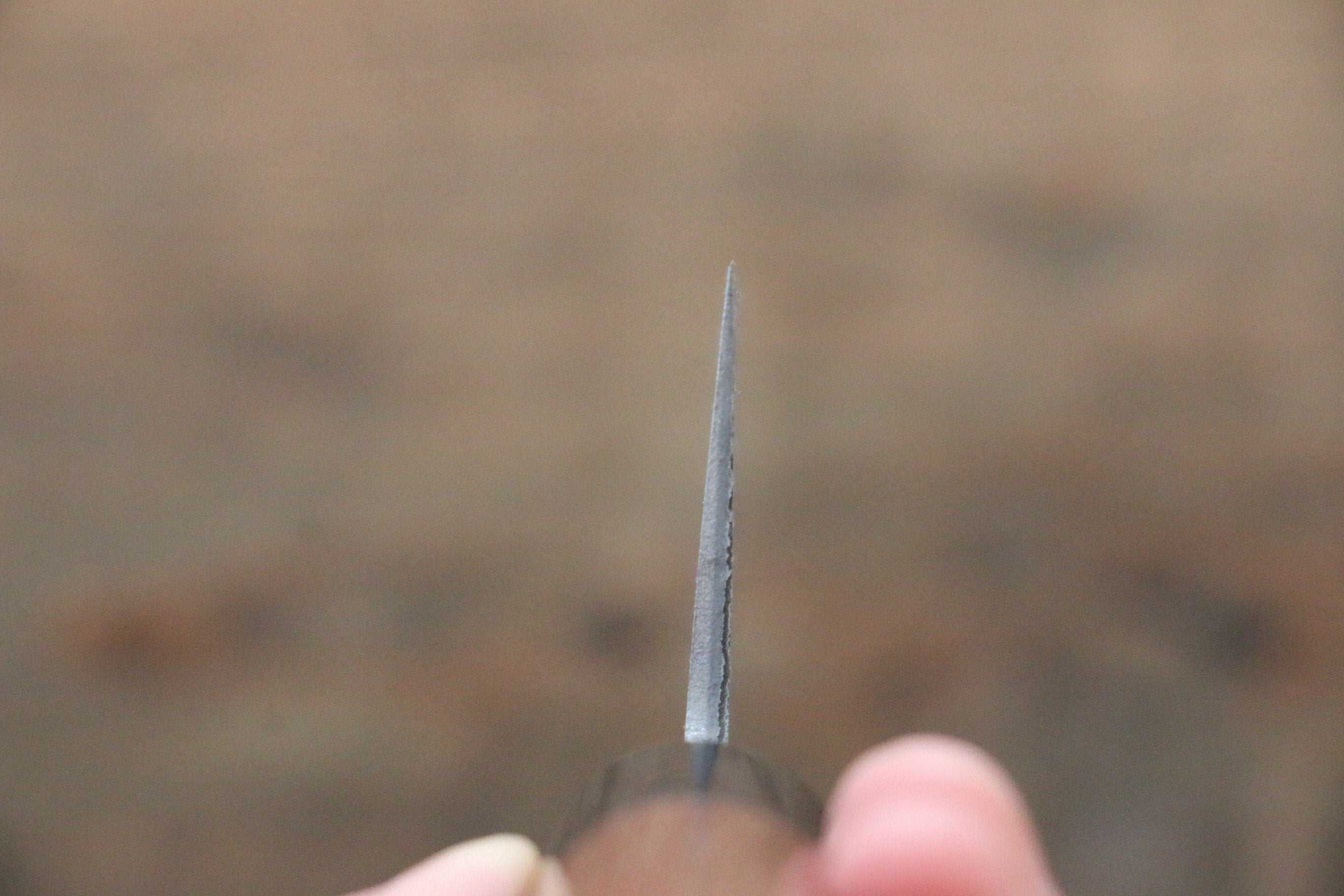 Shungo Ogata Silver Steel No.3 Damascus Black Finished Gyuto 210mm Jarrah Handle - Japanny - Best Japanese Knife