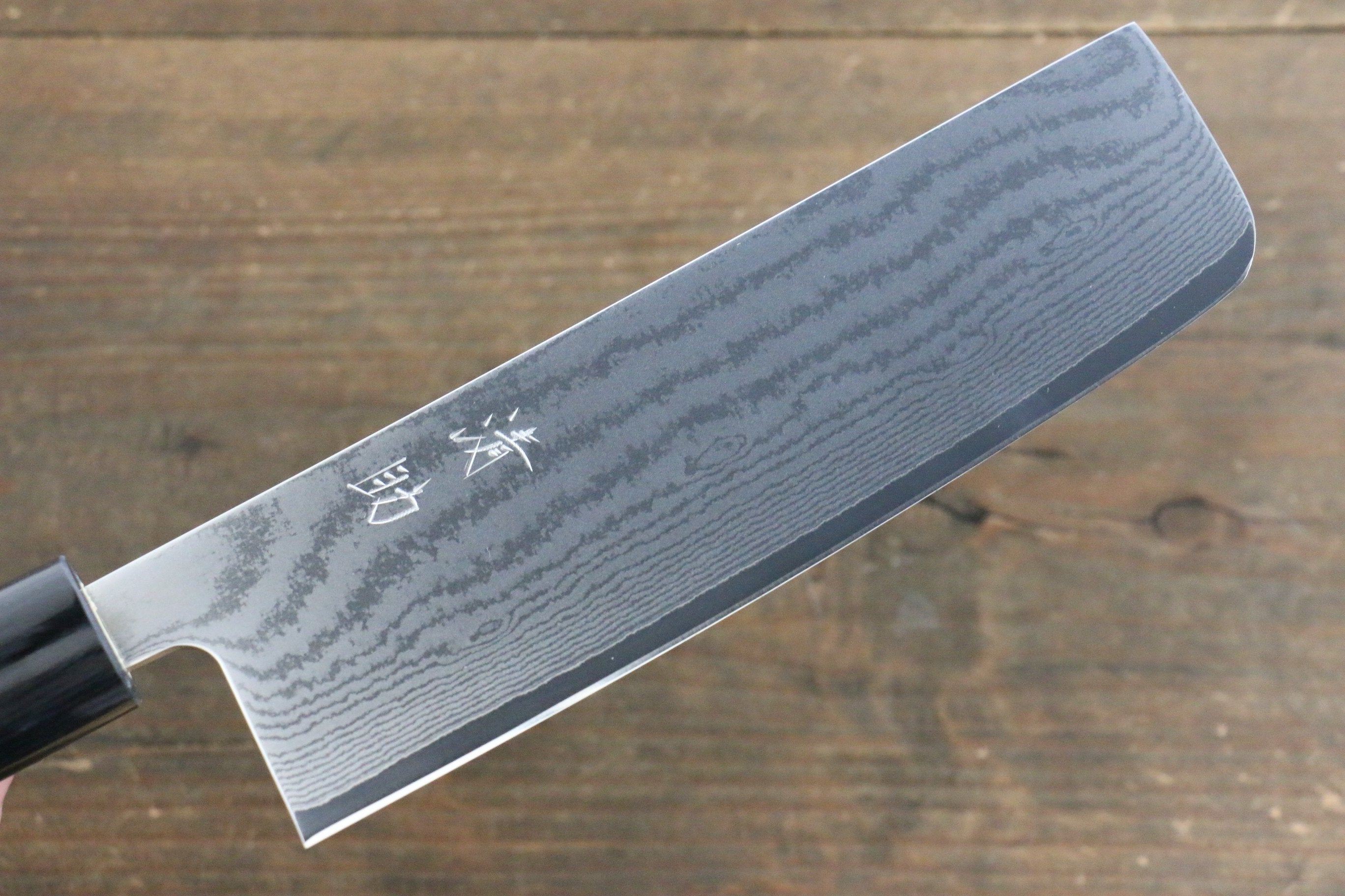 Seisuke VG10 63 Layer Damascus Usuba 165mm Shitan Handle - Japanny - Best Japanese Knife