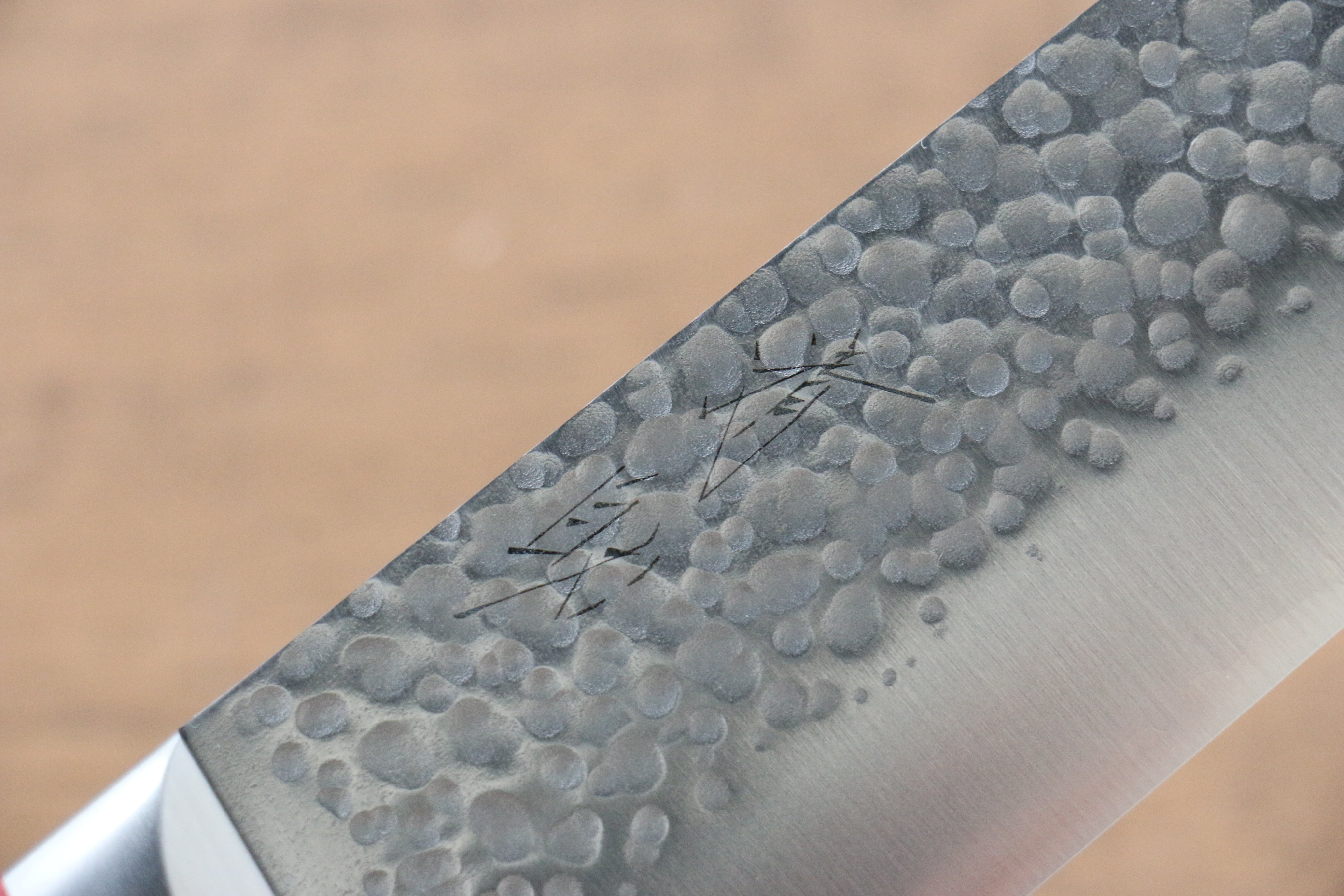 Seisuke PRO-J VG10 Hammered Santoku 170mm Black Micarta Handle - Japanny - Best Japanese Knife