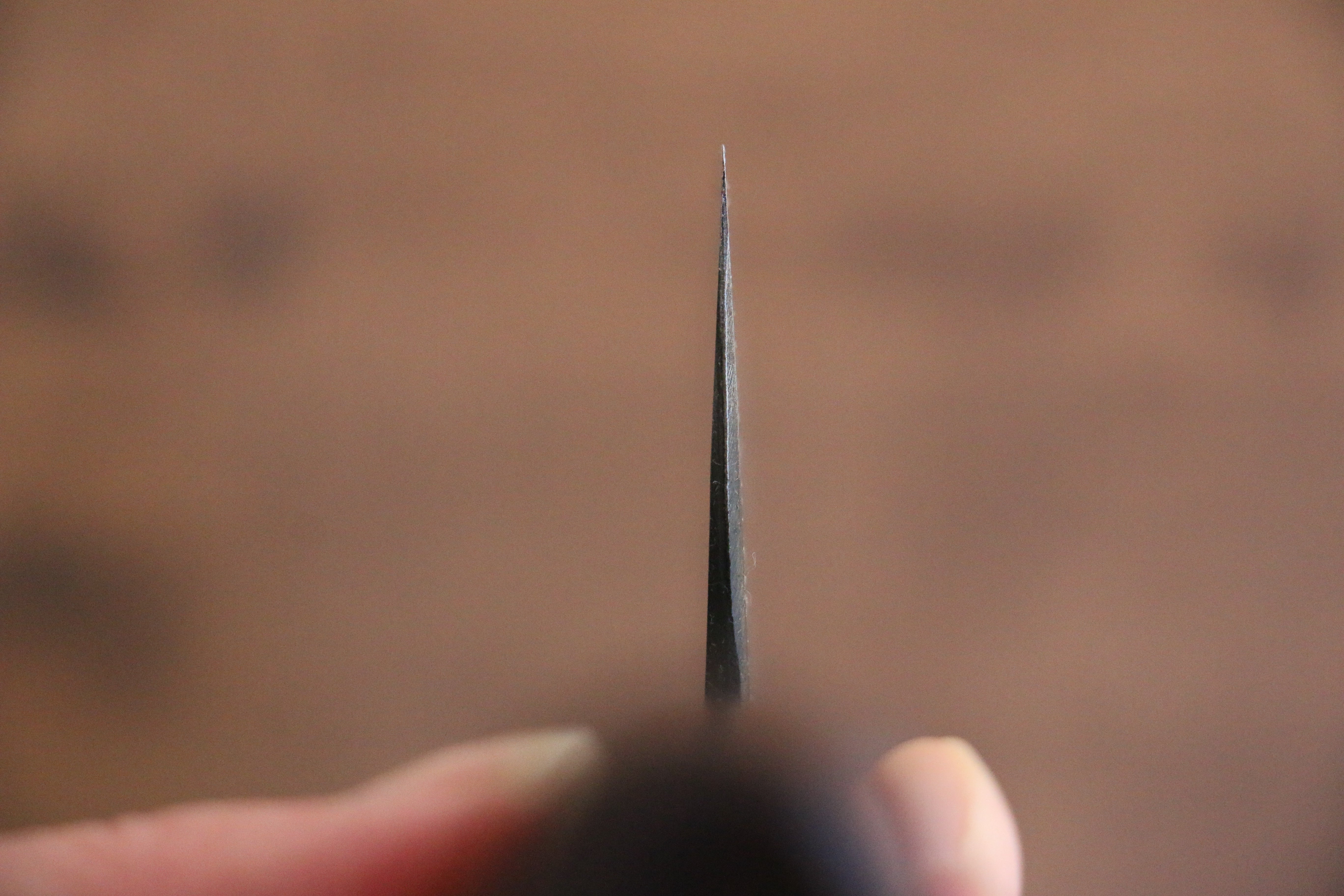 Nao Yamamoto Blue Steel Kurouchi Nakiri 165mm Walnut Handle - Japanny - Best Japanese Knife