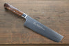 Sakai Takayuki VG10 33 Layer Damascus Nakiri  160mm Desert Ironwood(Sugihara model) Handle - Japanny - Best Japanese Knife