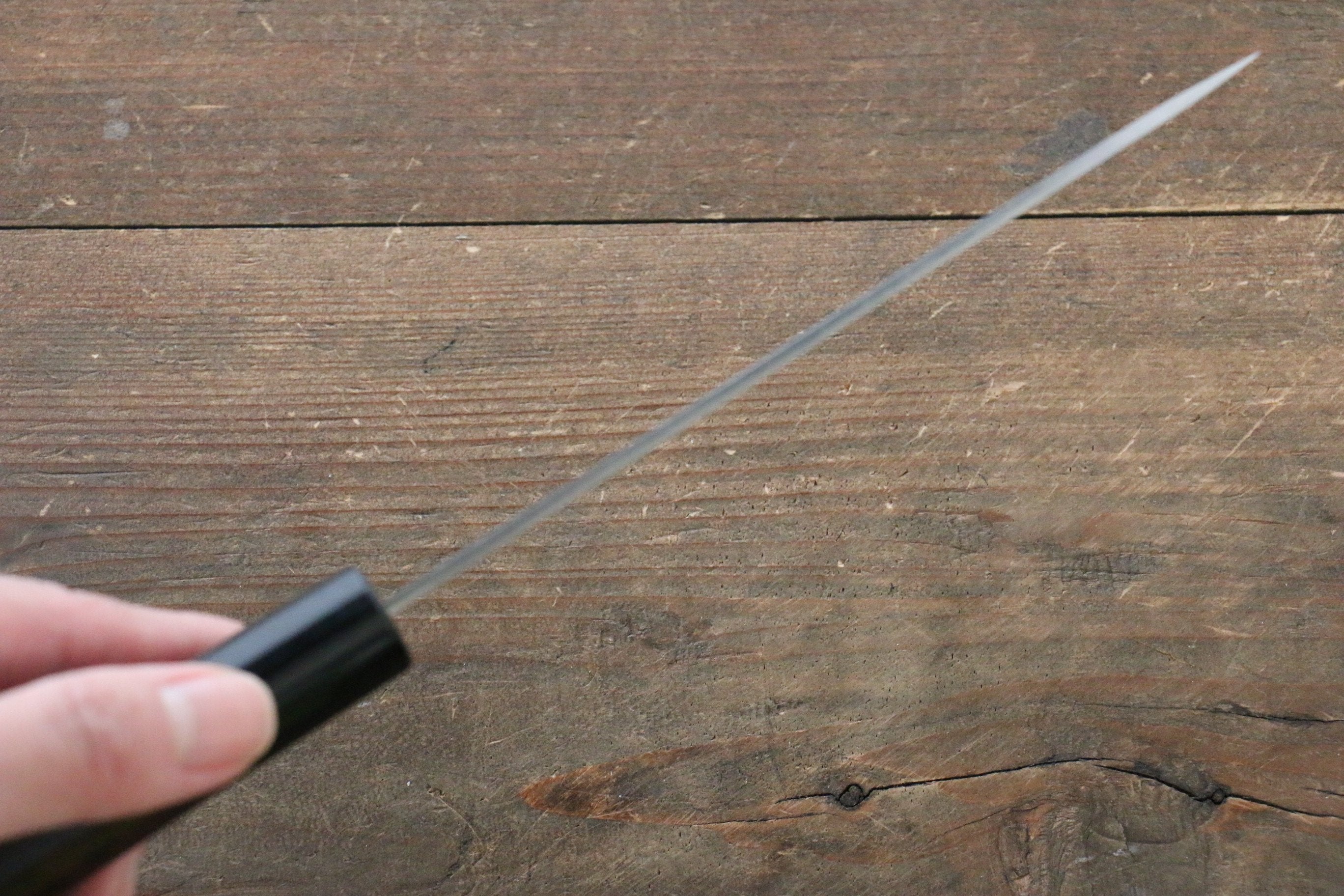 Shungo Ogata SG2 Kurouchi Petty-Utility 140mm Shitan Handle - Japanny - Best Japanese Knife