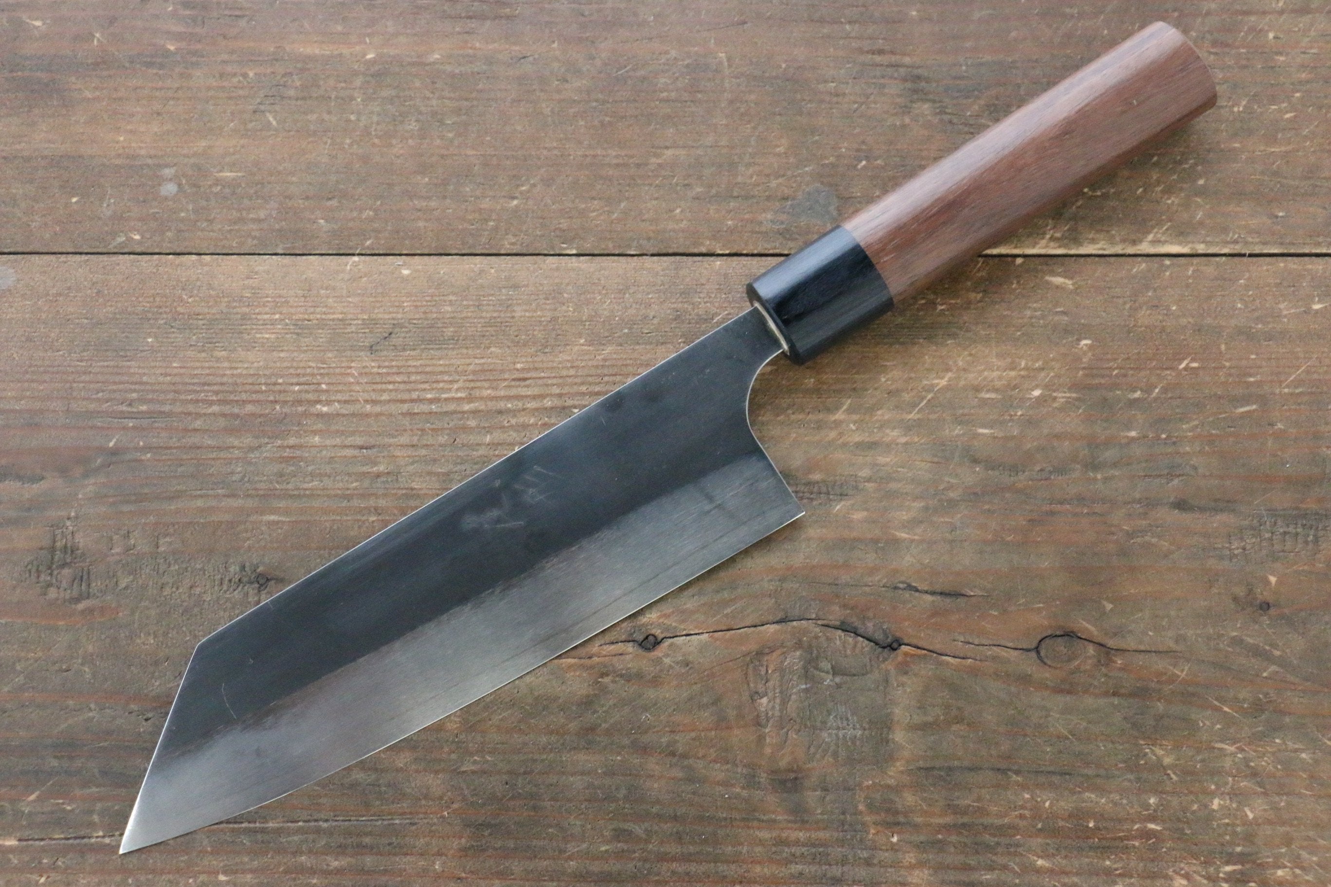 Shungo Ogata SG2 Kurouchi Black Finished Bunka 180mm Shitan Handle - Japanny - Best Japanese Knife