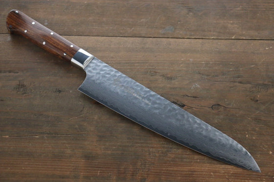 Sakai Takayuki VG10 33 Layer Damascus Gyuto  240mm Desert Ironwood(Sugihara model) Handle - Japanny - Best Japanese Knife