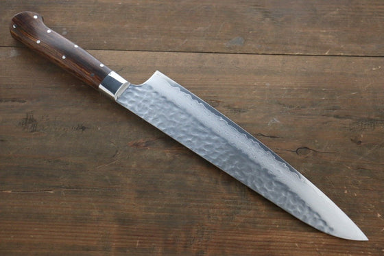 Sakai Takayuki VG10 33 Layer Damascus Gyuto  240mm Desert Ironwood(Sugihara model) Handle - Japanny - Best Japanese Knife