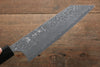 Yoshimi Kato VG10 Damascus Bunka 180mm with Black Persimmon Handle - Japanny - Best Japanese Knife