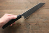 Yoshimi Kato VG10 Damascus Bunka 180mm with Black Persimmon Handle - Japanny - Best Japanese Knife