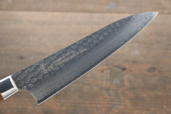 Sakai Takayuki VG10 33 Layer Damascus Gyuto  180mm Desert Ironwood(Sugihara model) Handle - Japanny - Best Japanese Knife