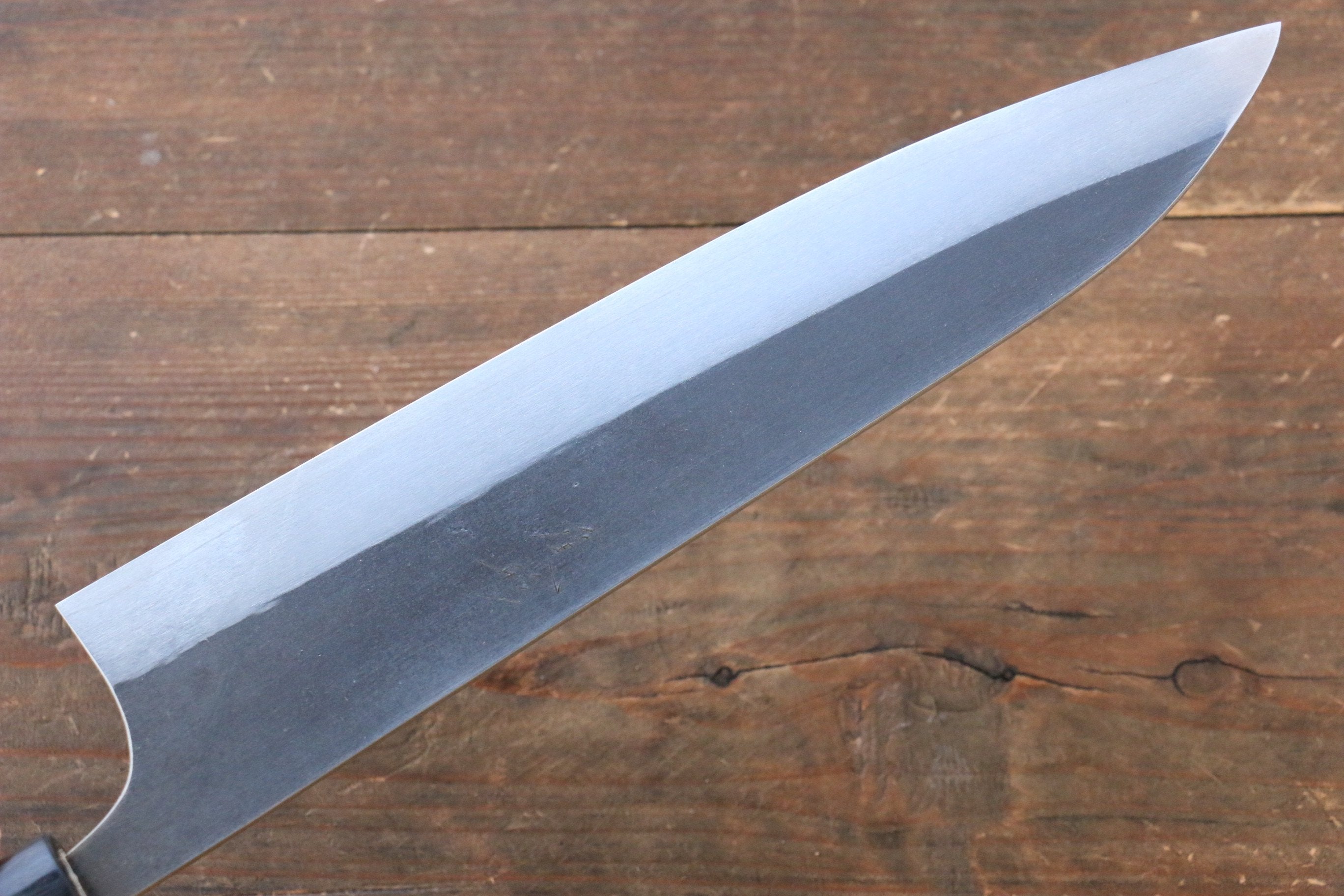 Shungo Ogata SG2 Kurouchi Black Finished Gyuto 240mm Shitan Handle - Japanny - Best Japanese Knife