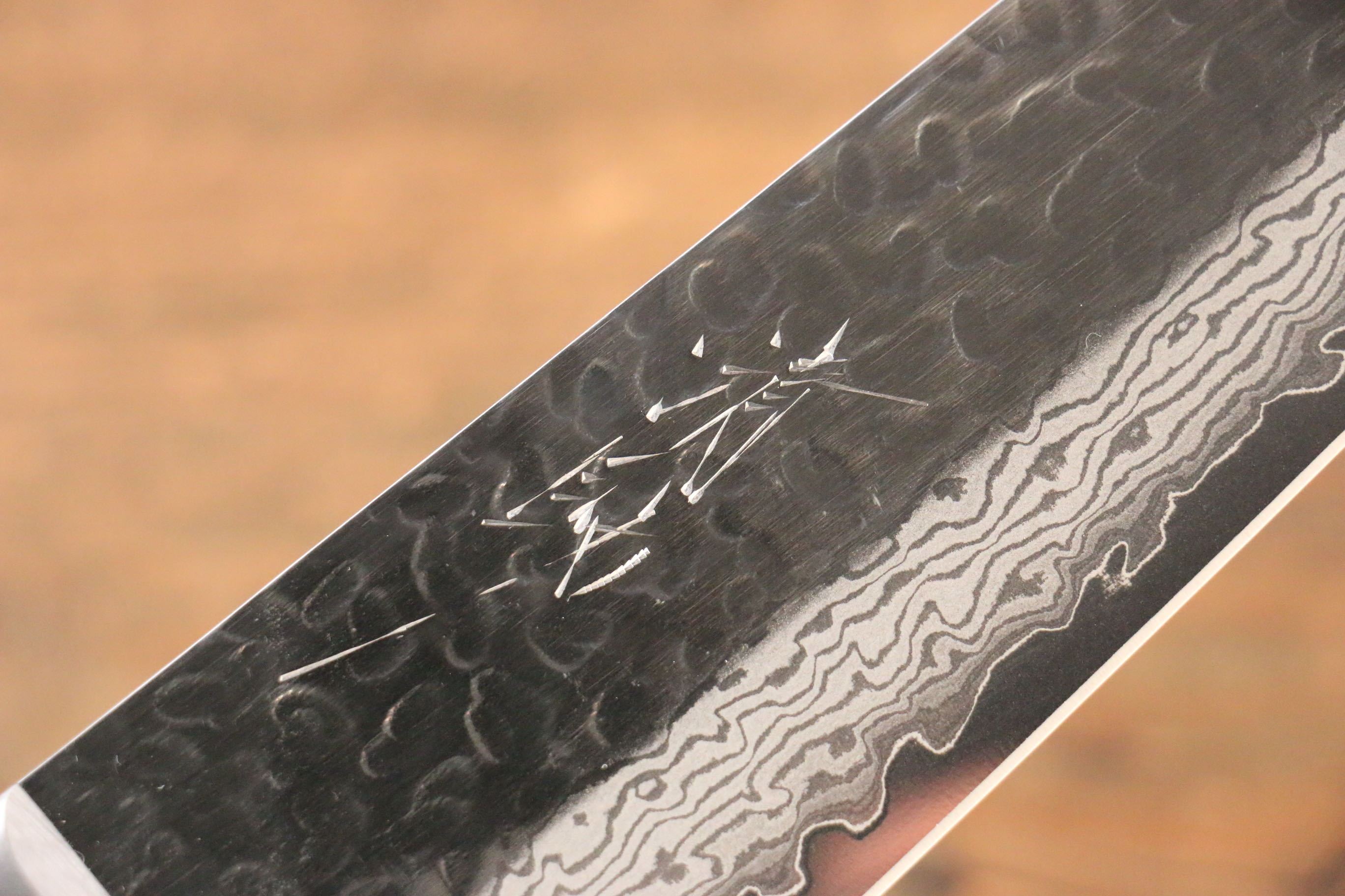 Seisuke VG10 17 Layer Damascus Santoku 180mm Pakka wood Handle - Japanny - Best Japanese Knife