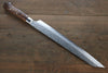 Sakai Takayuki VG10 33 Layer Damascus Kiritsuke Yanagiba  270mm Desert Ironwood(Sugihara model) Handle - Japanny - Best Japanese Knife