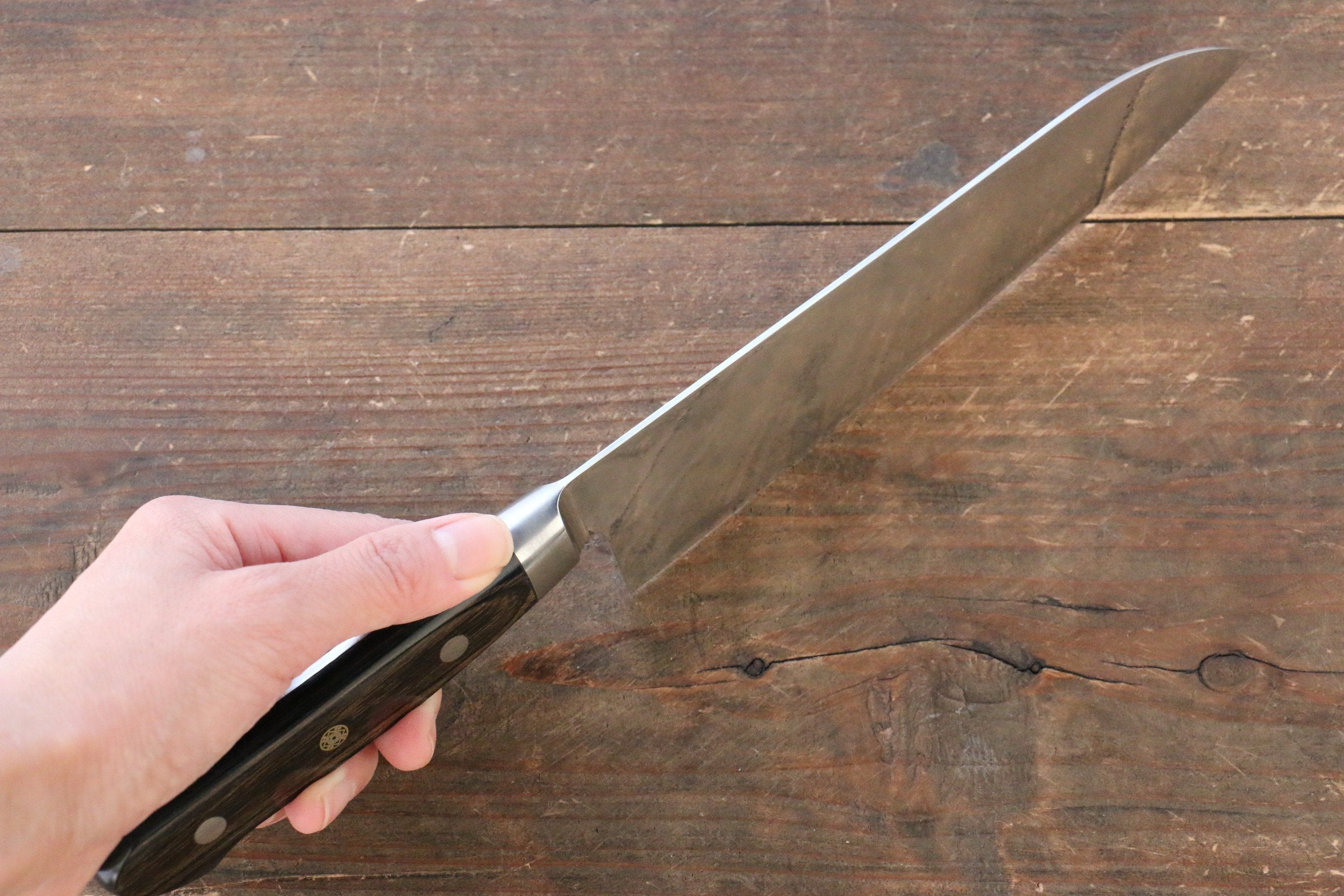 Shungo Ogata SG2 Damascus Santoku 180mm Handle - Japanny - Best Japanese Knife