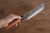 Seisuke VG10 Hammered(Maru) Nakiri 170mm Morado Handle - Japanny - Best Japanese Knife