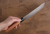 Seisuke VG10 Hammered(Maru) Nakiri 170mm Morado Handle - Japanny - Best Japanese Knife