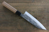 Shigeki Tanaka Blue Steel No.2 TEKKA Kurouchi Santoku Japanese Chef Knife 165mm - Japanny - Best Japanese Knife