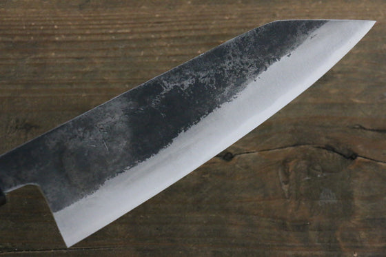 Shigeki Tanaka Blue Steel No.2 TEKKA Kurouchi Santoku Japanese Chef Knife 165mm - Japanny - Best Japanese Knife