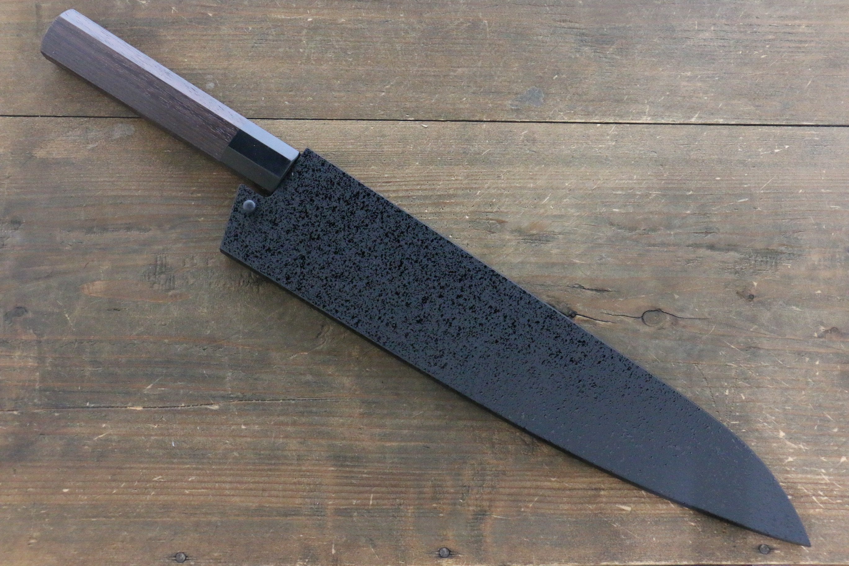 SandPattern Saya Sheath for Gyuto Chef's Knife with Plywood Pin-270mm - Japanny - Best Japanese Knife