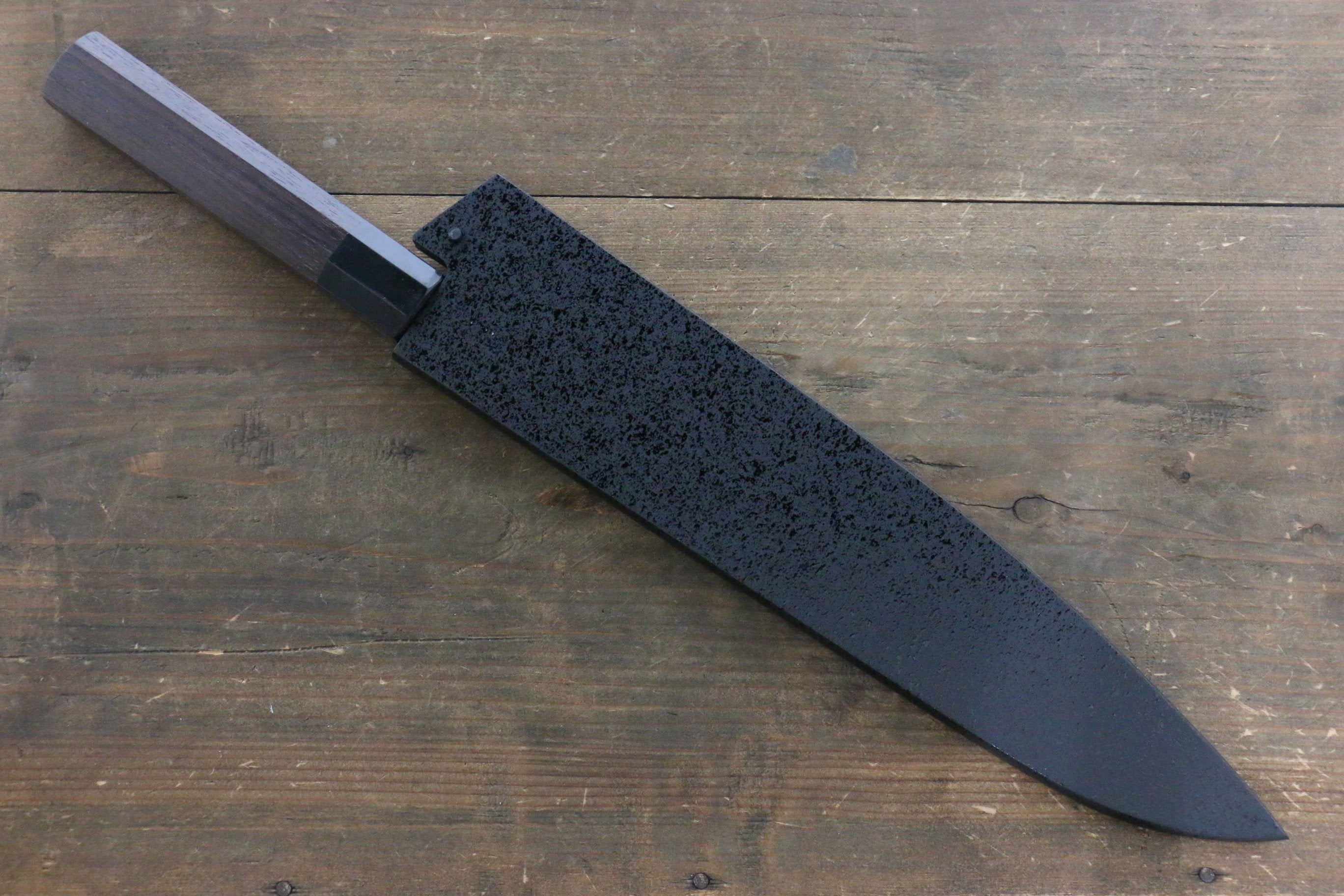 SandPattern Saya Sheath for Gyuto Chef's Knife with Plywood Pin-270mm - Japanny - Best Japanese Knife