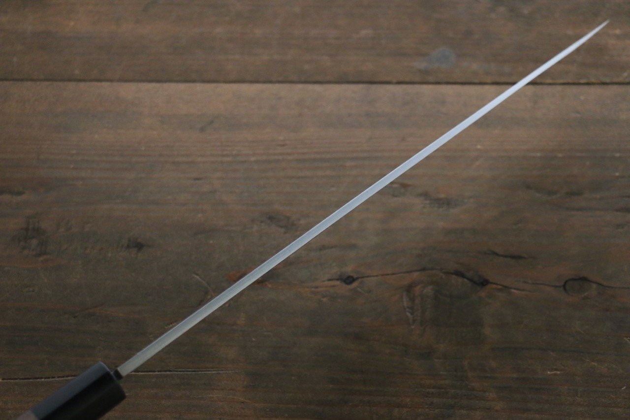 Hideo Kitaoka Blue Steel No.2 Damascus Yanagiba 270mm Shitan Handle - Japanny - Best Japanese Knife