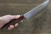 Yoshimi Kato Silver Steel No.3 Hammered Nakiri Japanese Chef Knife 165mm with Red Honduras Handle - Japanny - Best Japanese Knife