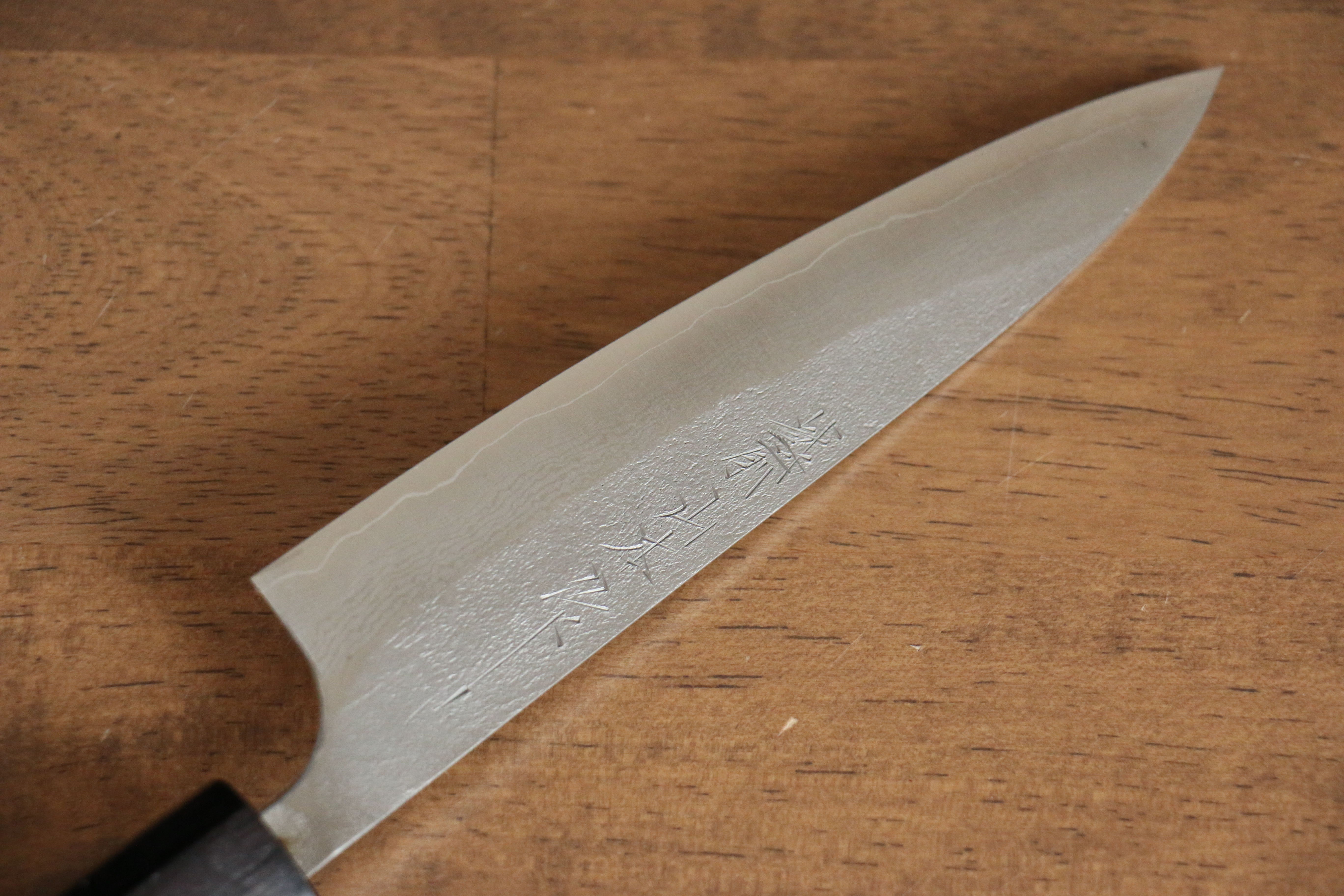 Nao Yamamoto VG10 Nashiji Damascus Petty-Utility 140mm Walnut Handle - Japanny - Best Japanese Knife
