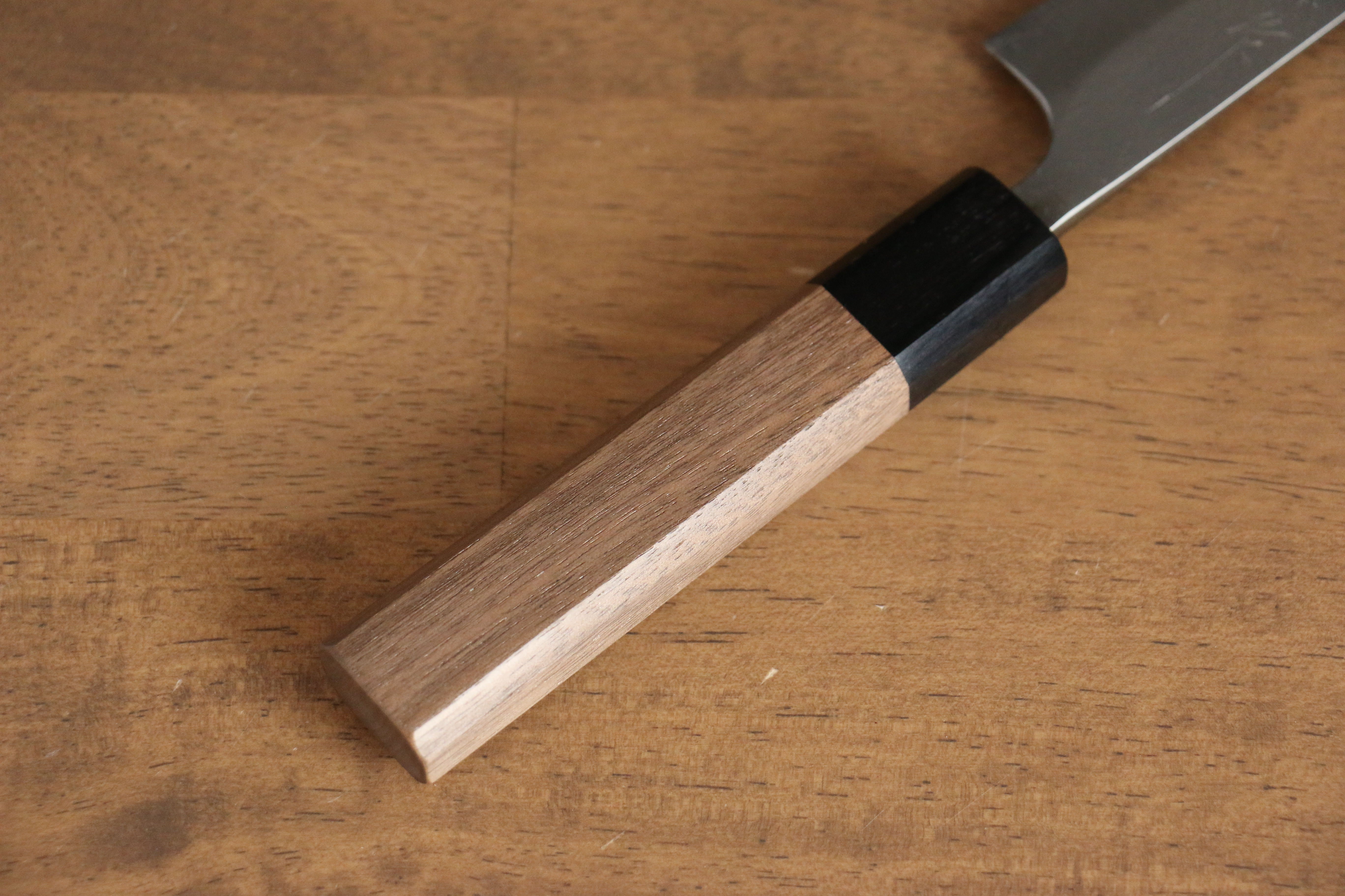 Nao Yamamoto VG10 Nashiji Damascus Petty-Utility 140mm Walnut Handle - Japanny - Best Japanese Knife