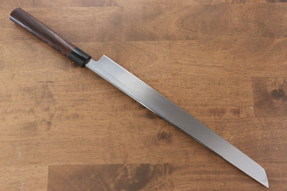 Jikko White Steel No.2 Sakimaru Yanagiba  330mm Shitan Handle - Japanny - Best Japanese Knife