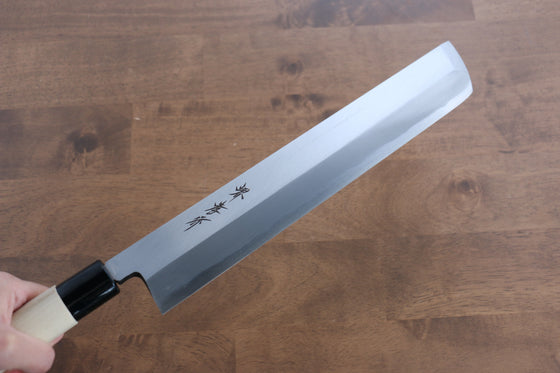 Sakai Takayuki Kasumitogi White Steel Hamokiri 300mm Magnolia Handle - Japanny - Best Japanese Knife