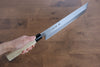 Sakai Takayuki Kasumitogi White Steel Hamokiri 300mm Magnolia Handle - Japanny - Best Japanese Knife