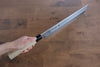 Sakai Takayuki Kasumitogi White Steel Hamokiri 300mm Magnolia Handle - Japanny - Best Japanese Knife