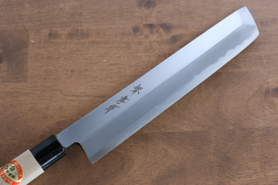 Sakai Takayuki Kasumitogi White Steel Hamokiri 270mm Magnolia Handle - Japanny - Best Japanese Knife