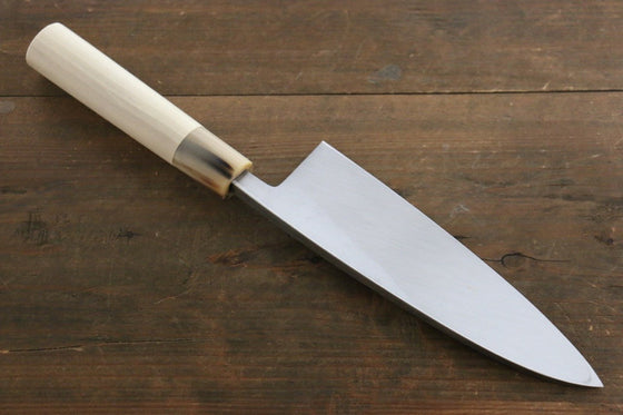 Sakai Takayuki Uzushio White Steel No.2 Deba Magnolia Handle - Japanny - Best Japanese Knife