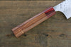 Yoshimi Kato Silver Steel No.3 Hammered Bunka Japanese Chef Knife 165mm with Red Honduras Handle - Japanny - Best Japanese Knife